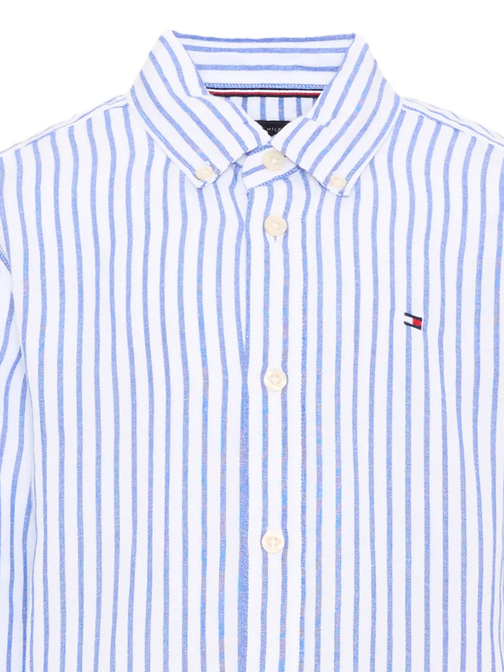 Tommy Hilfiger Junior Gestreept shirt Wit