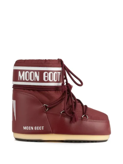 Moon Boot botas Icon Low burdeos de nylon