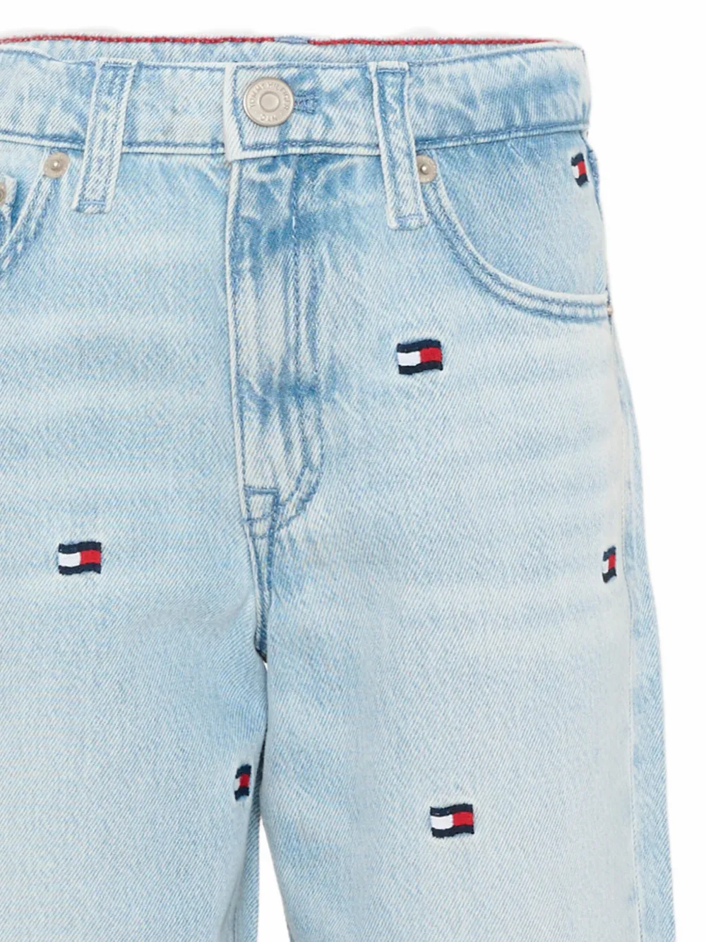 Tommy Hilfiger Junior Jeans met geborduurd logo Blauw