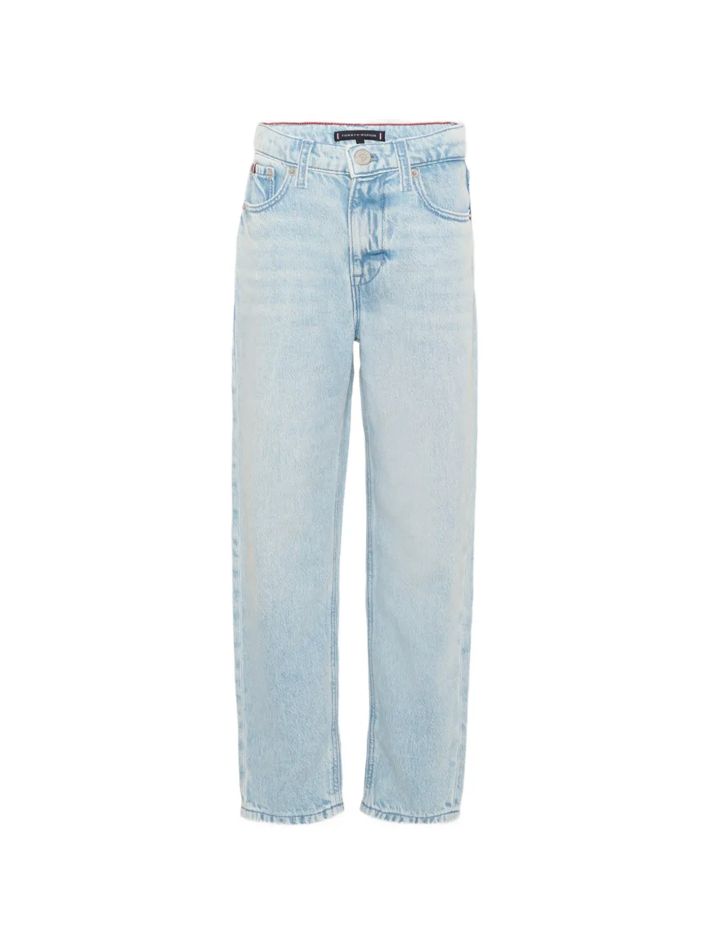 Tommy Hilfiger Junior logo-patch jeans - Blu