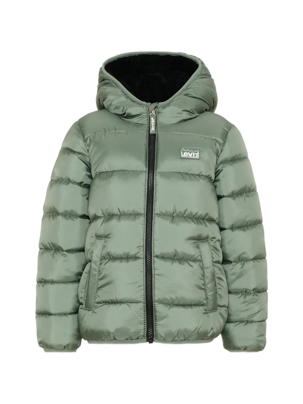 Levi's Kids padded hooded jacket - Verde