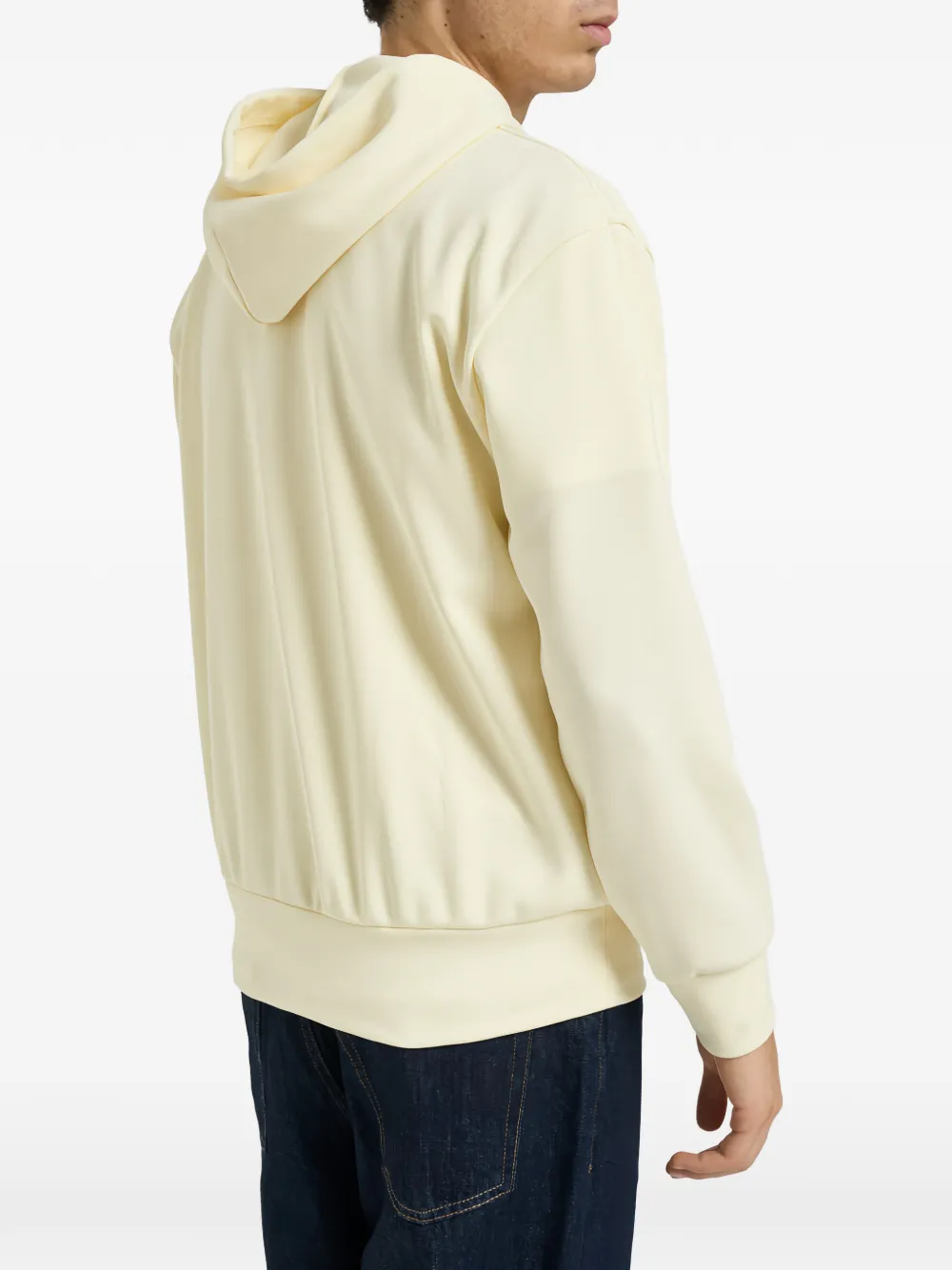 Comme Des Garçons Play heart-patch zip-up hoodie Beige