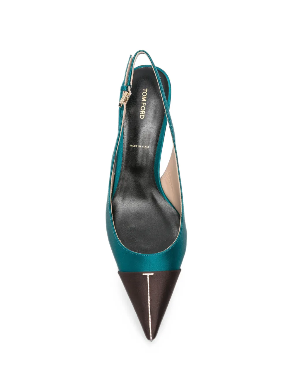TOM FORD two-tone slingback pumps Groen