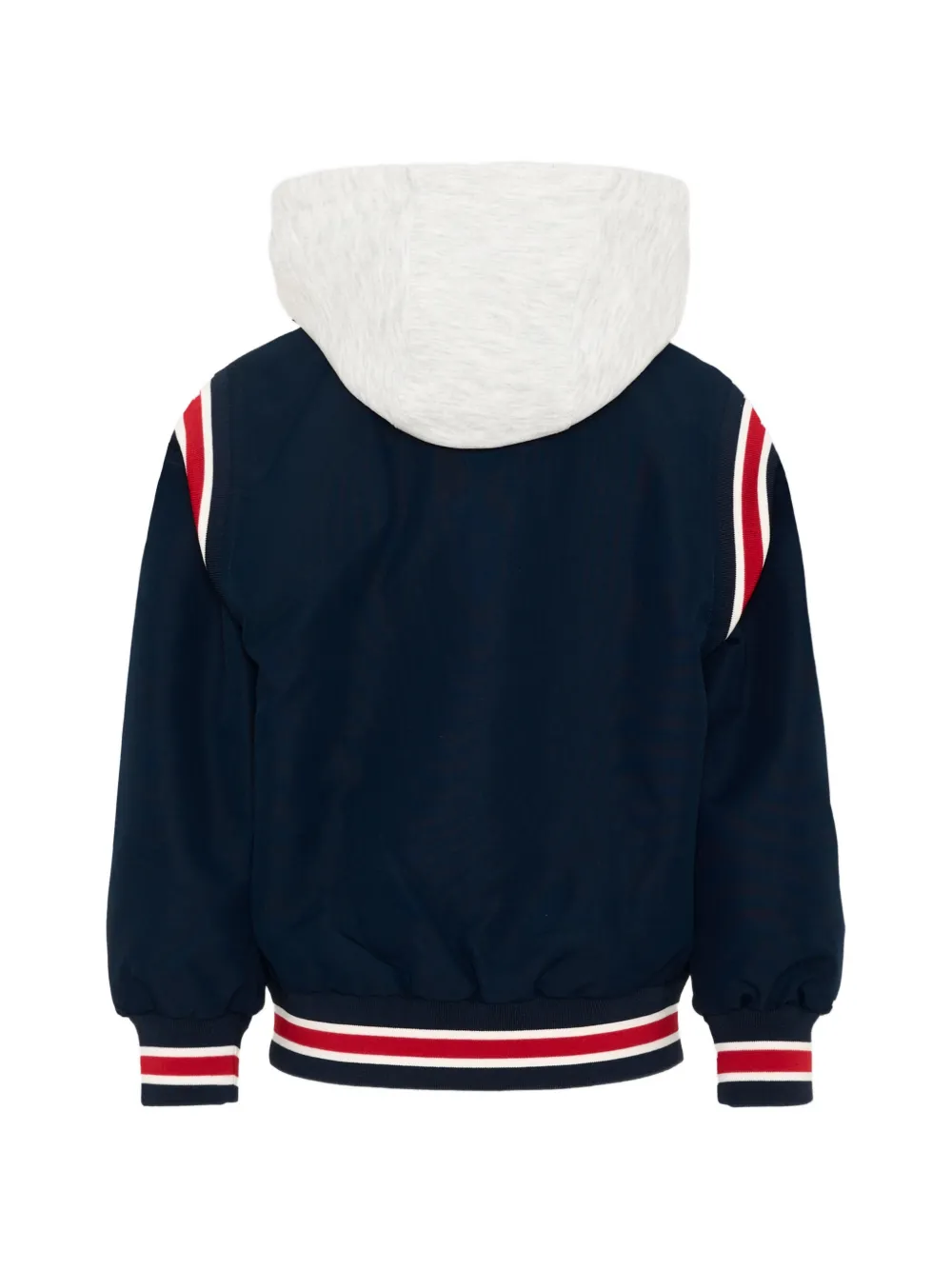 Tommy Hilfiger Junior Bomberjack met capuchon Blauw