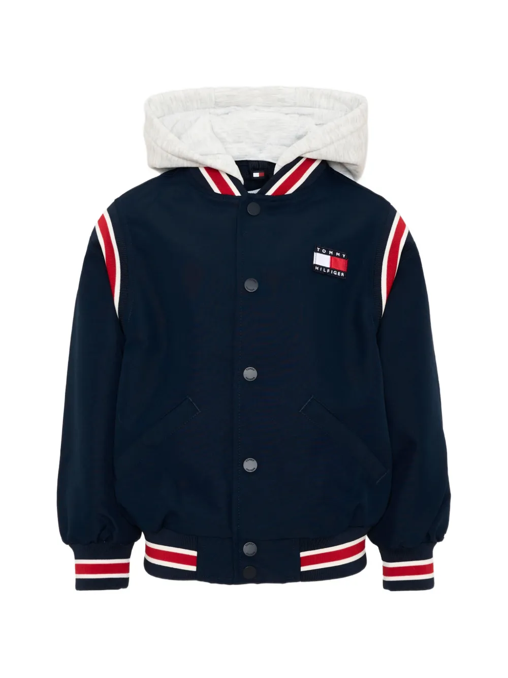 Tommy Hilfiger Junior hooded bomber jacket - Blau