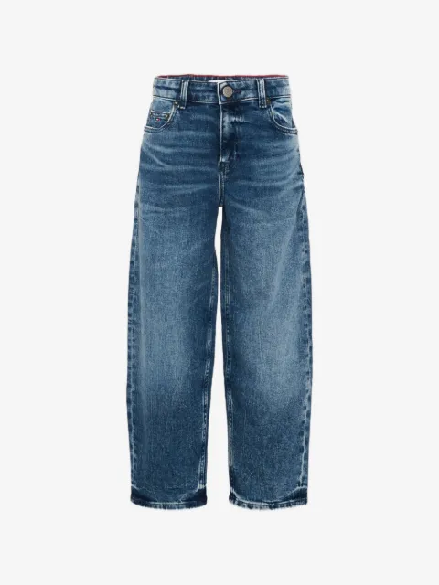 Tommy Hilfiger Junior faded wide-leg jeans