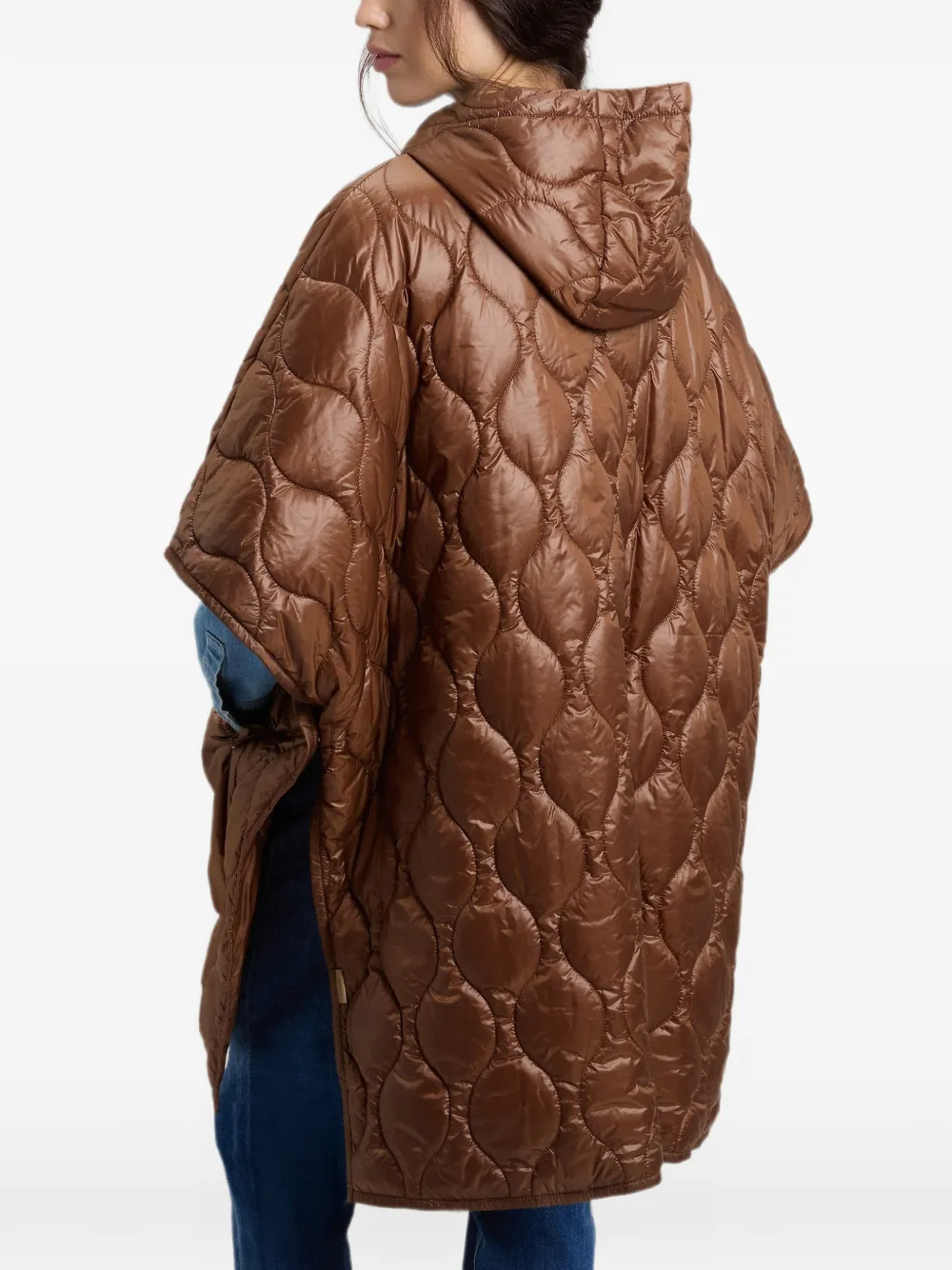 Woolrich Gewatteerde jas met capuchon Bruin