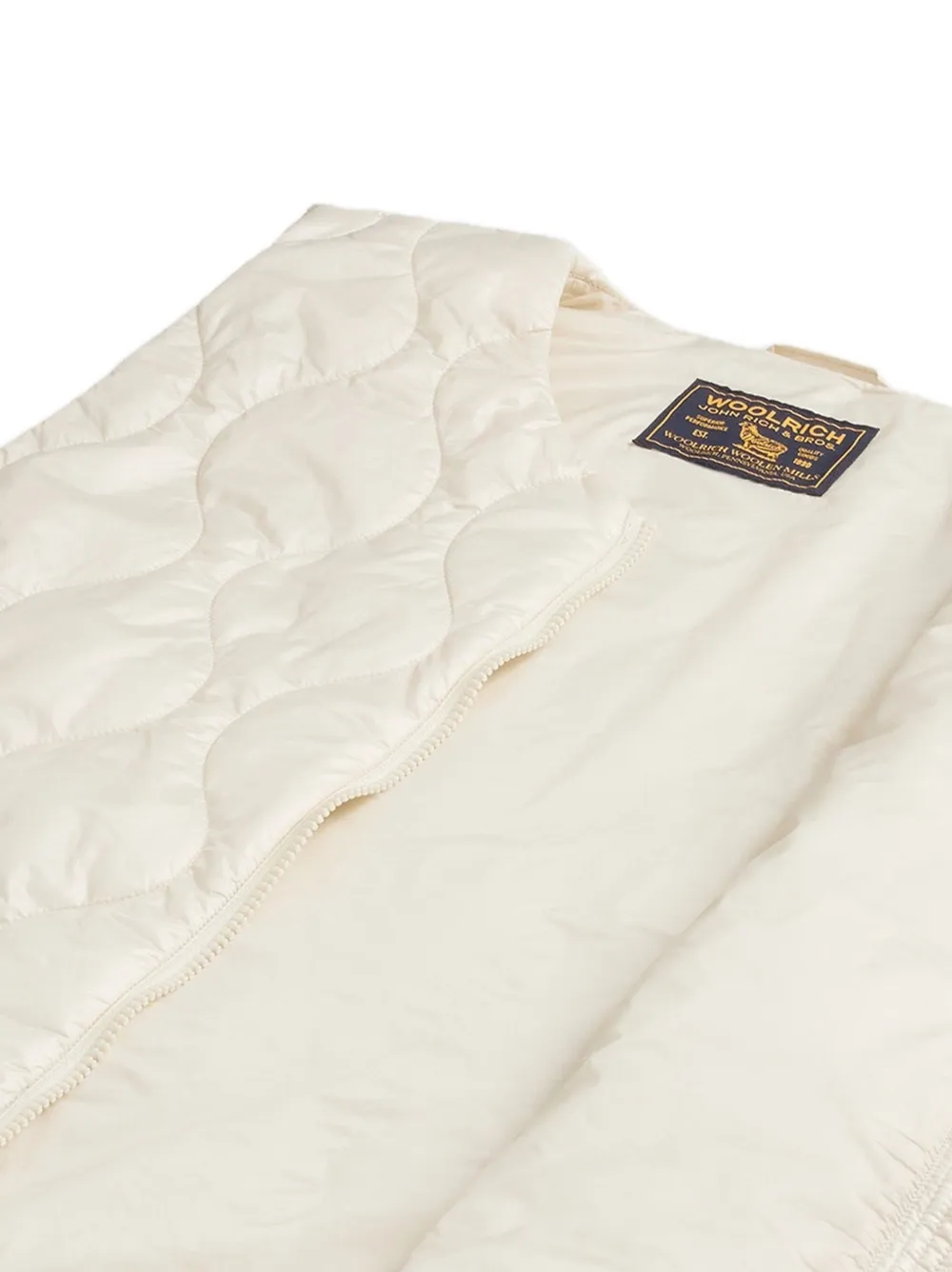 Woolrich Opvouwbare bodywarmer met golfquilt Wit