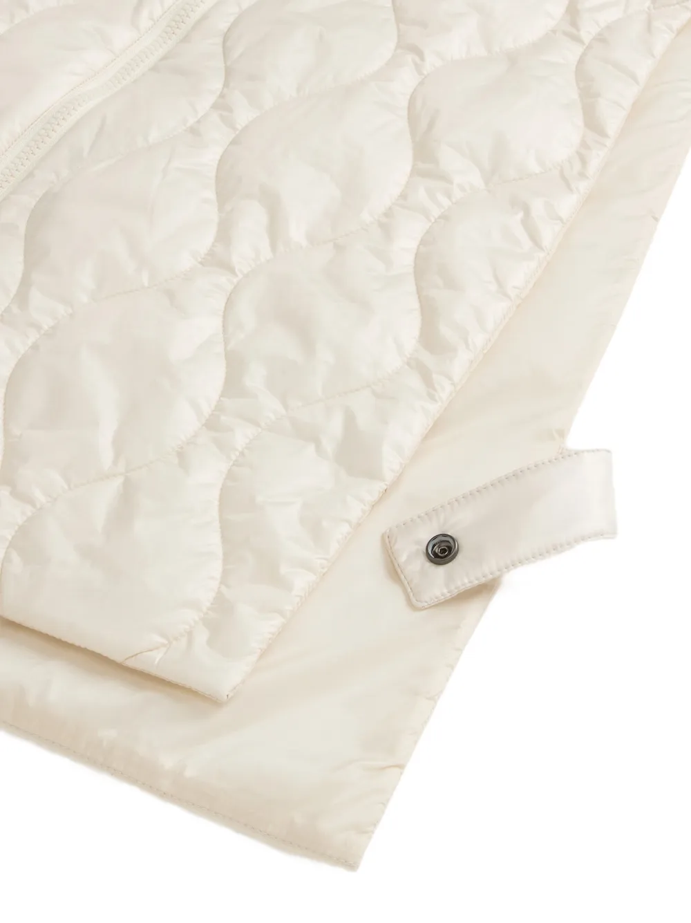 Woolrich Opvouwbare bodywarmer met golfquilt Wit