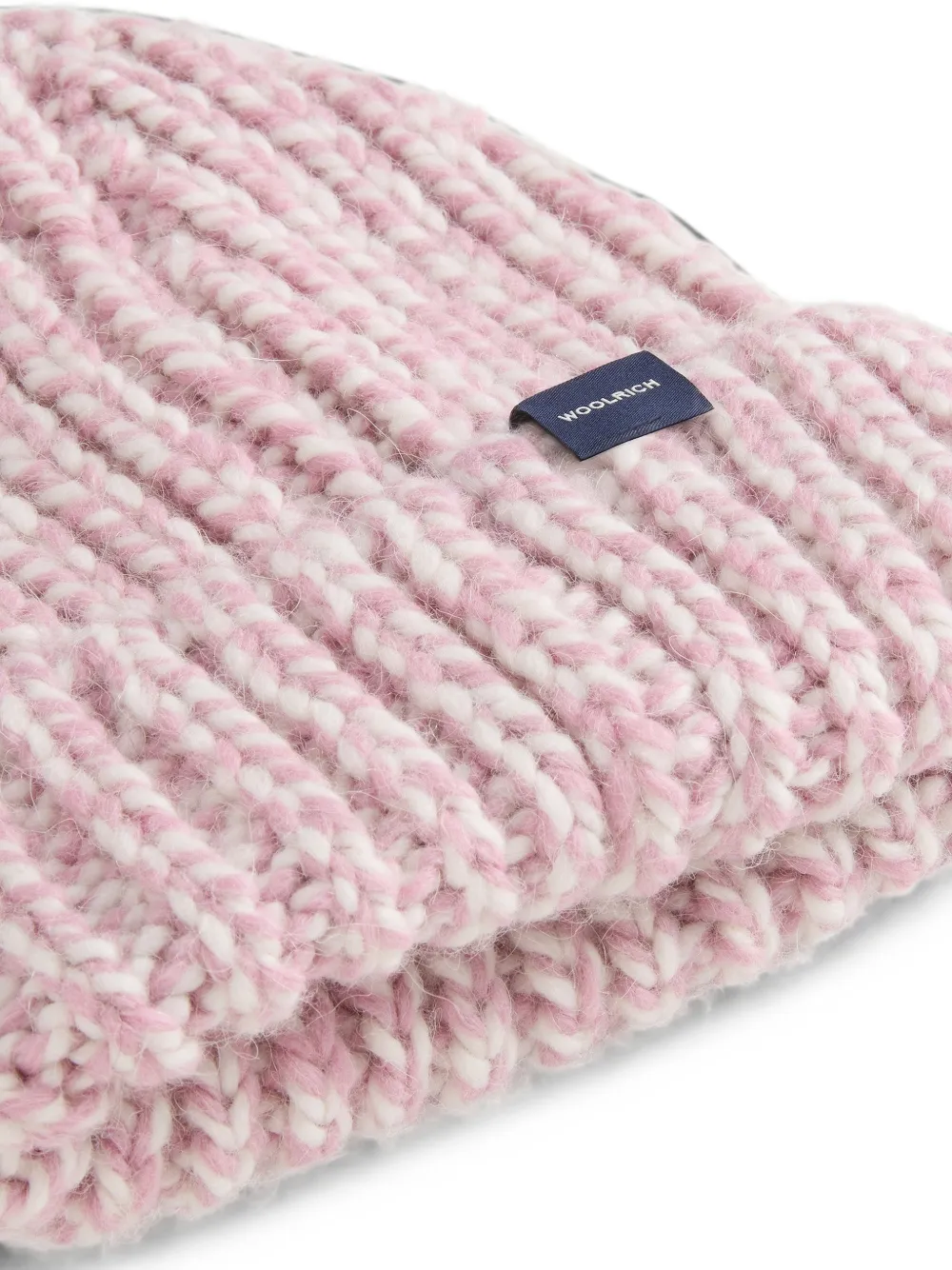 Woolrich Ribgebreide muts Roze