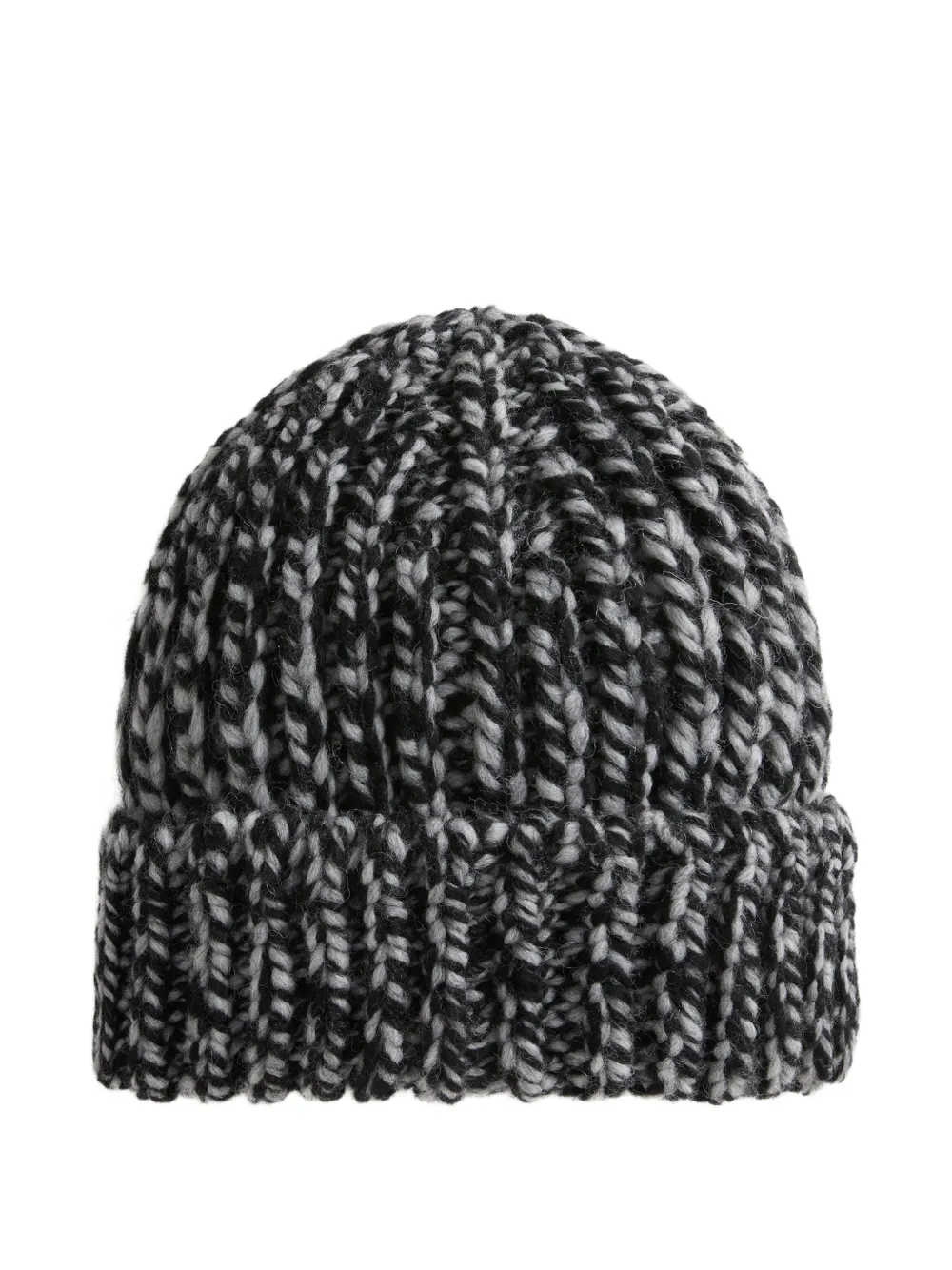 Woolrich Ribgebreide chunky muts Zwart