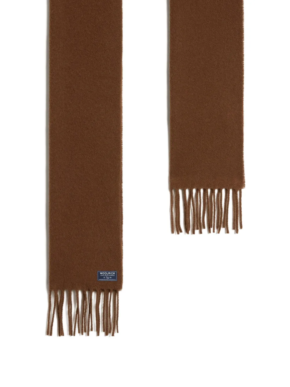 Woolrich Sjaal met logopatch Bruin