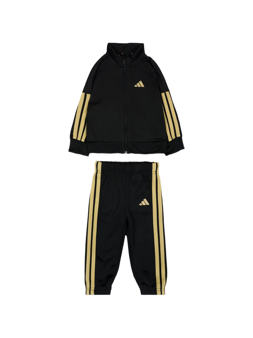 adidas Kids Climacool side-stripe tracksuit - Nero