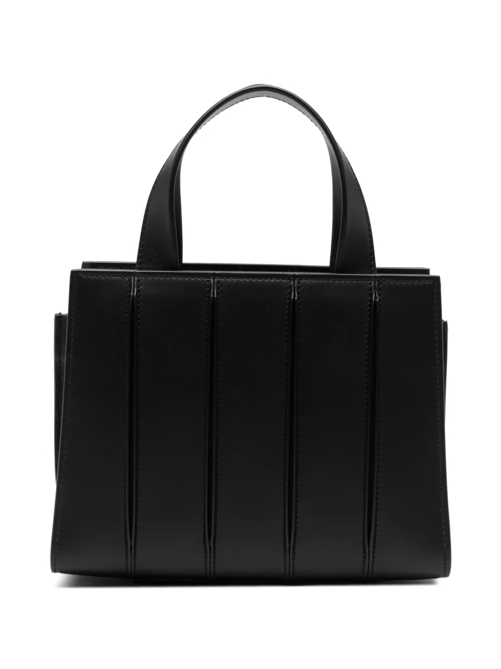 Max Mara paneled leather tote bag