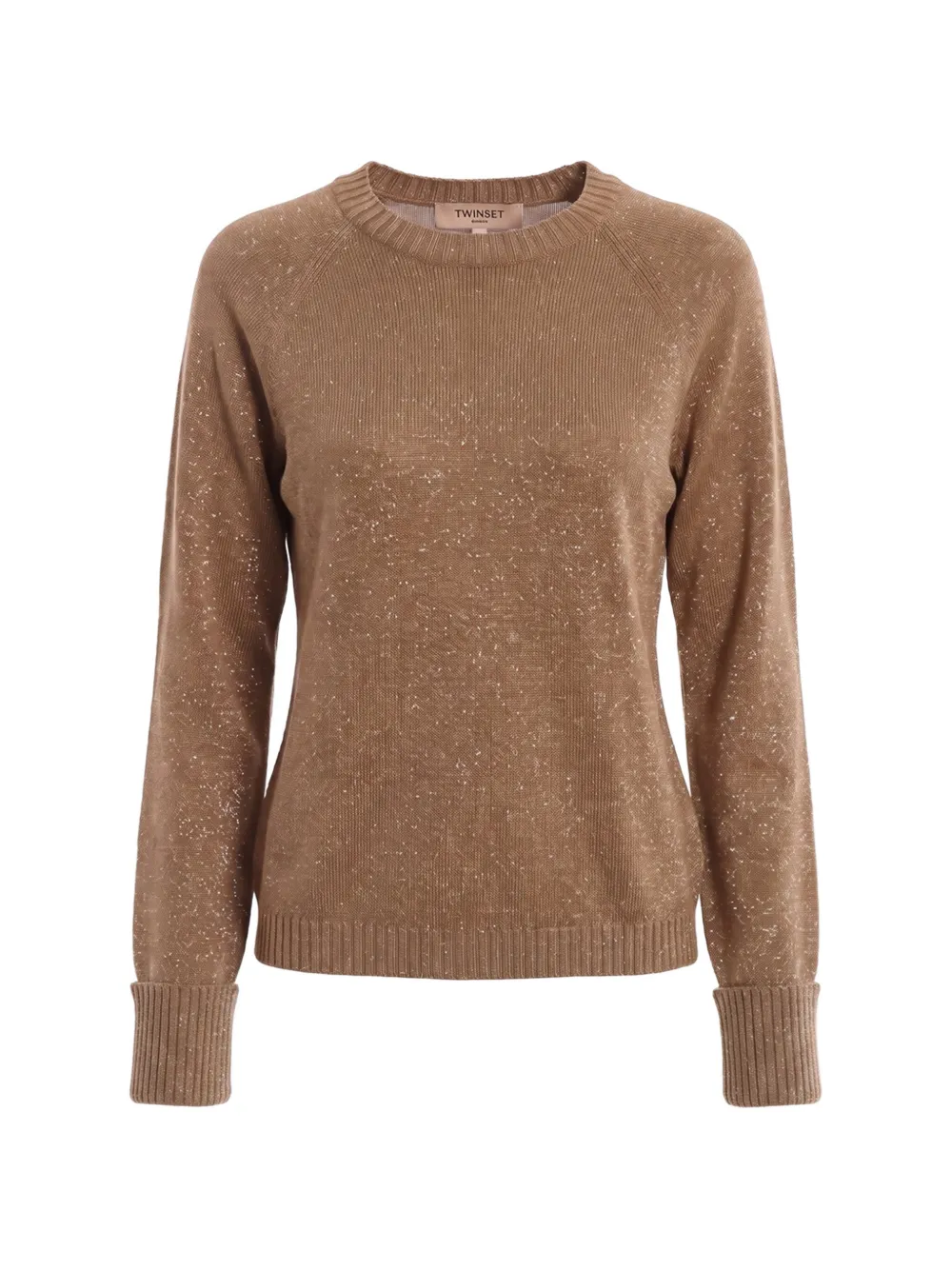 TWINSET Maglione con maniche raglan - Marrone