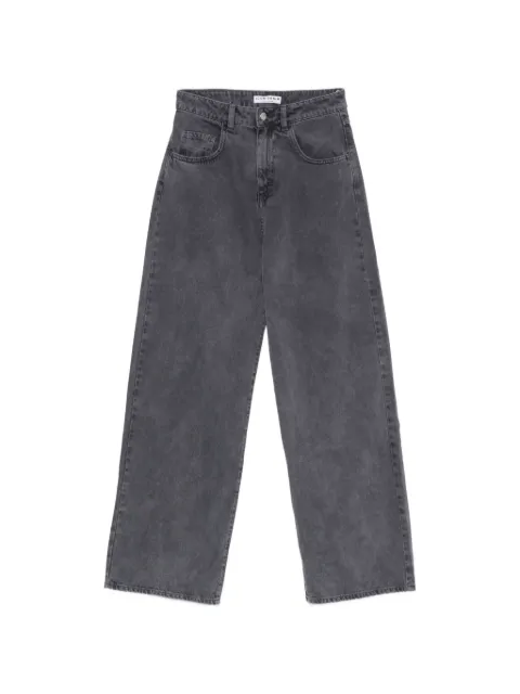 ICON DENIM faded wide-leg jeans