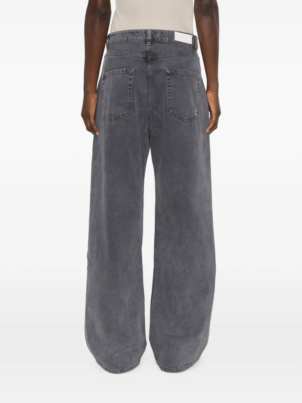 ICON DENIM Jeans met wijde pijpen Grijs