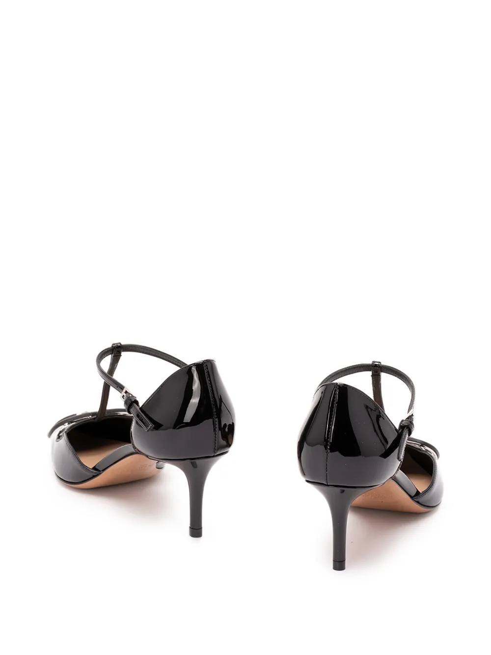 Valentino Garavani VLogo Signature patent leather pumps Zwart