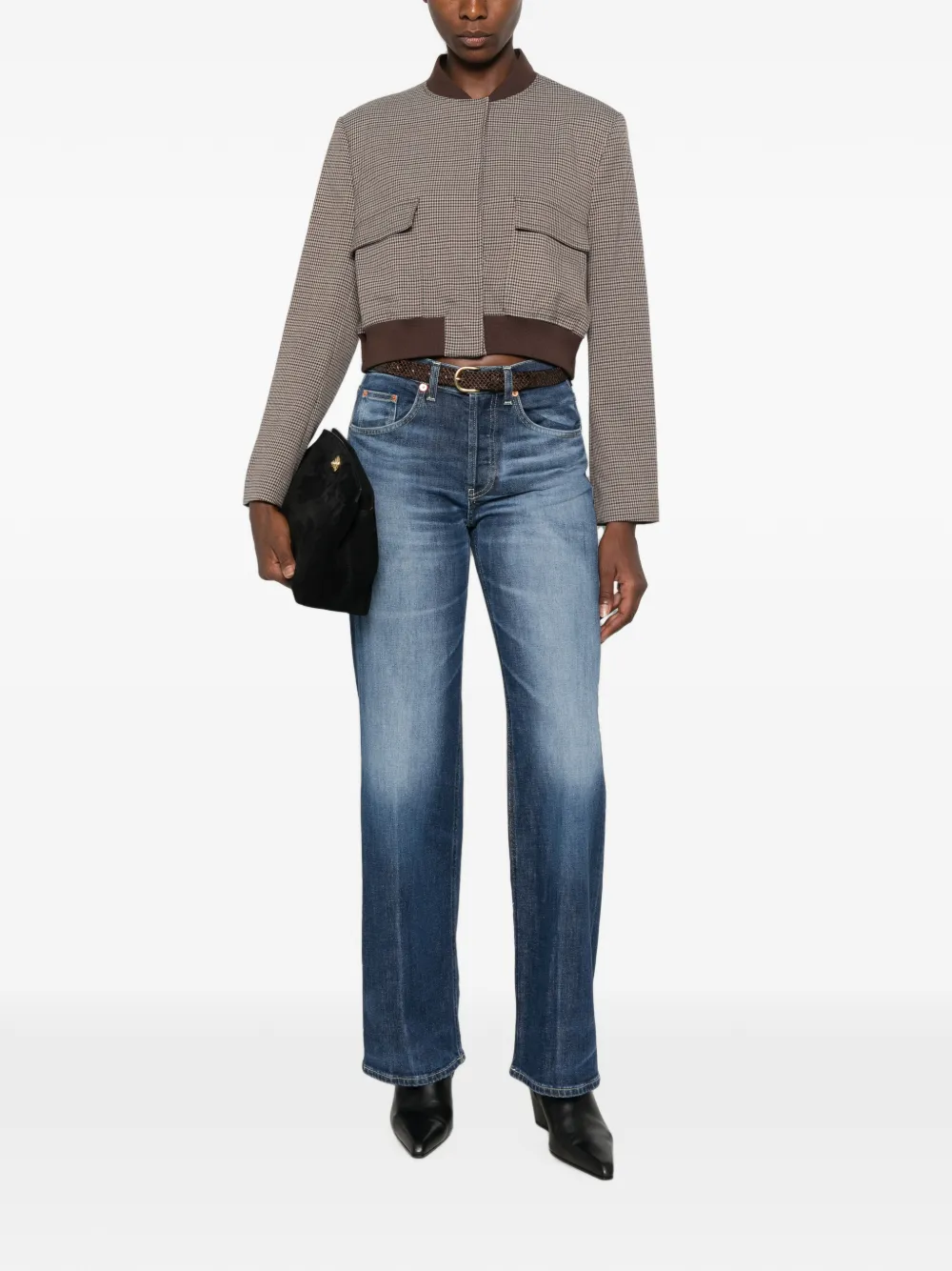 DONDUP Straight jeans met vervaagd effect Blauw
