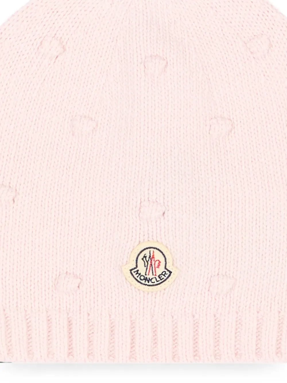 Moncler Enfant Muts met logopatch Roze