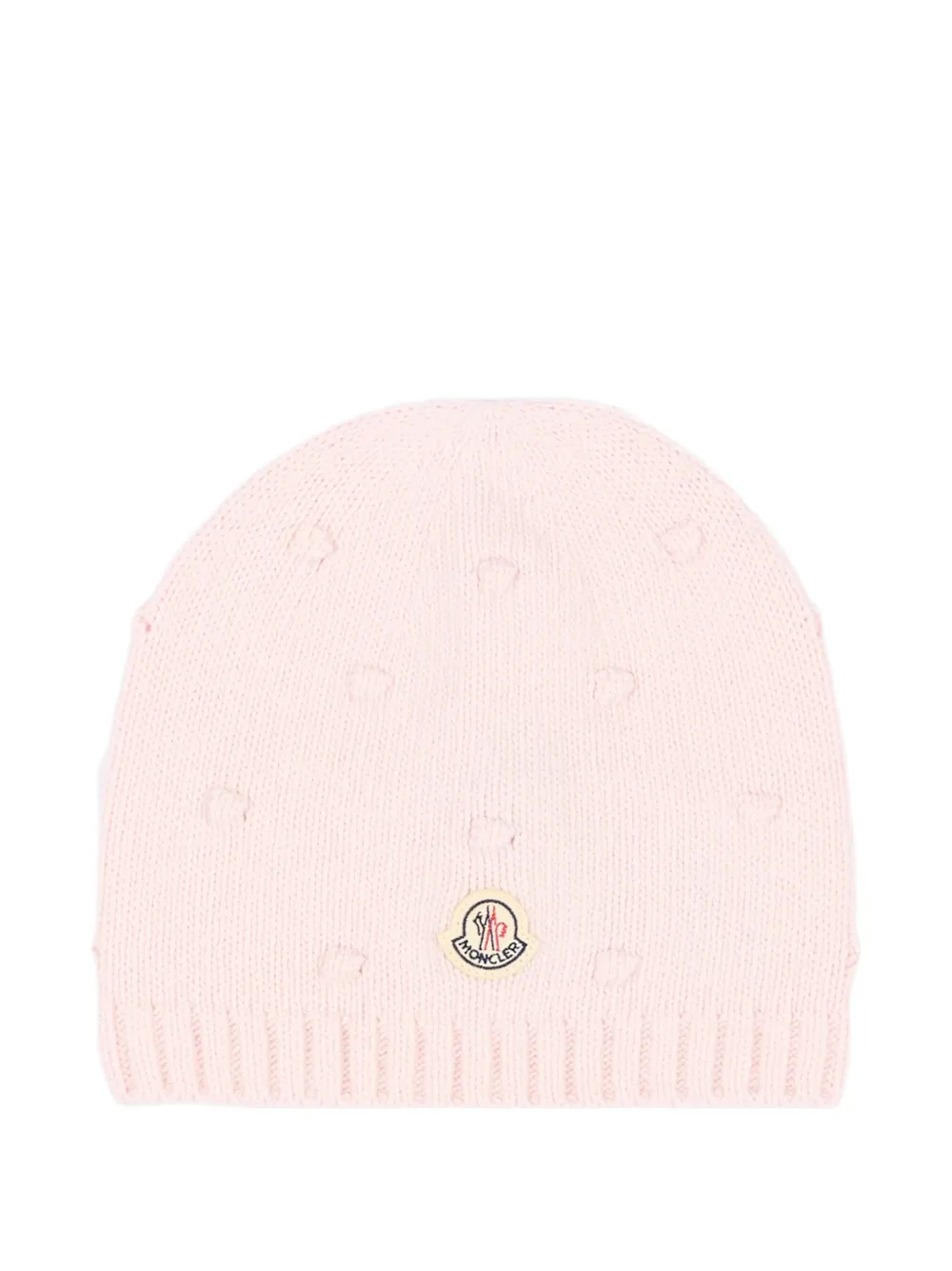 Moncler Enfant Muts met logopatch Roze
