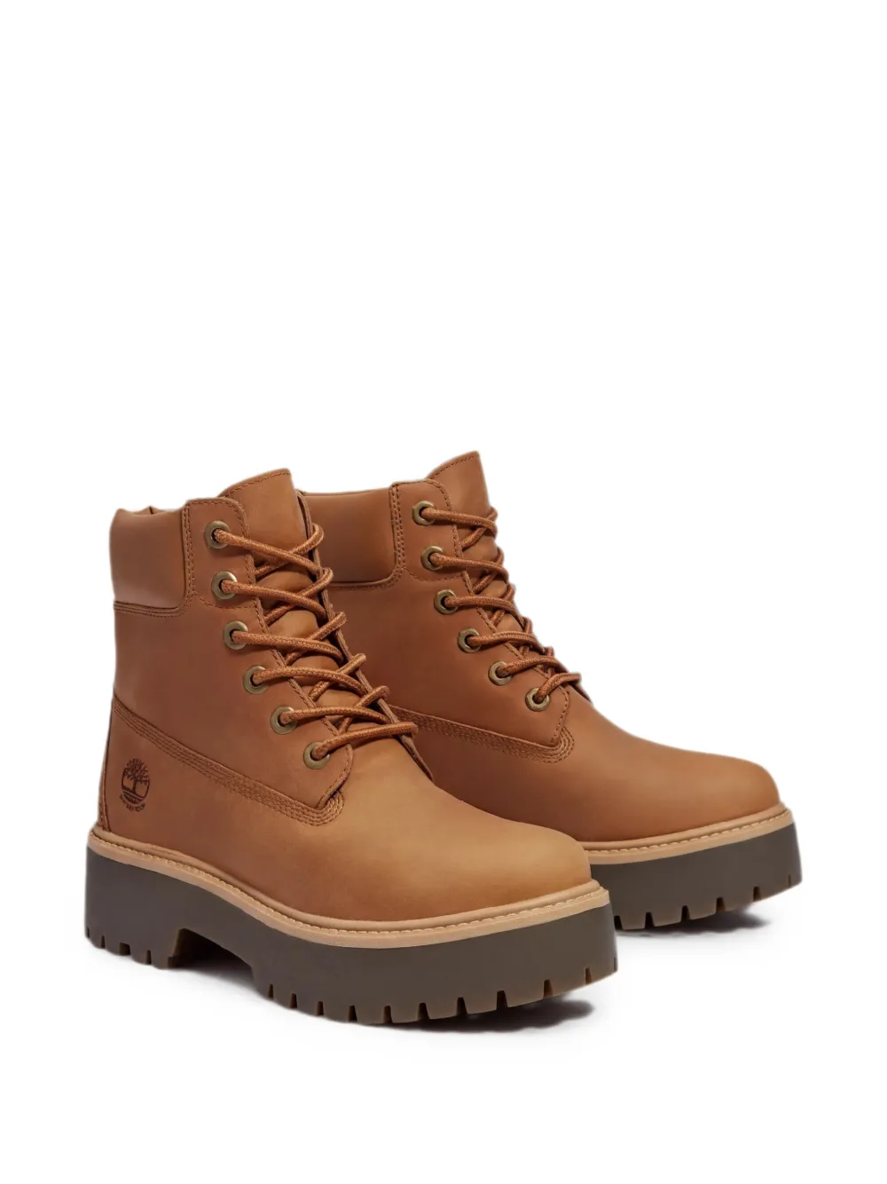 Timberland Stone Street laarzen met plateauzool Beige