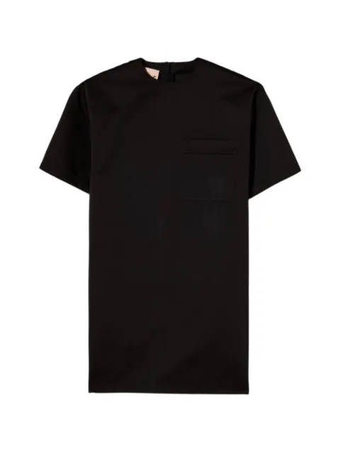 Plan C Duchese chest-pocket mini dress