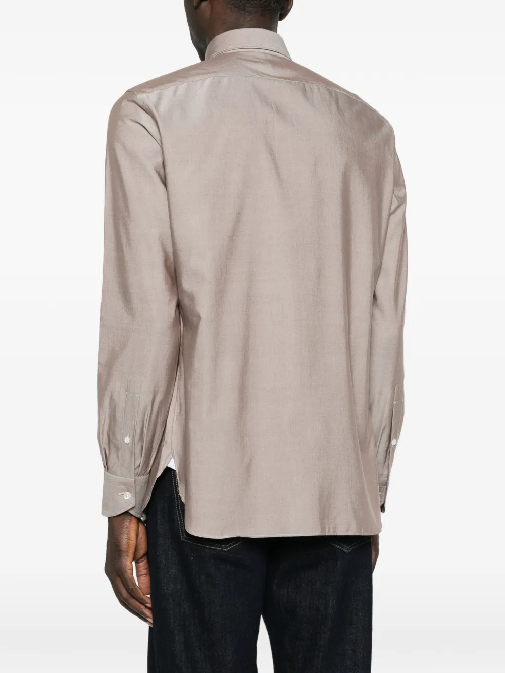 Zegna Button-up overhemd Beige