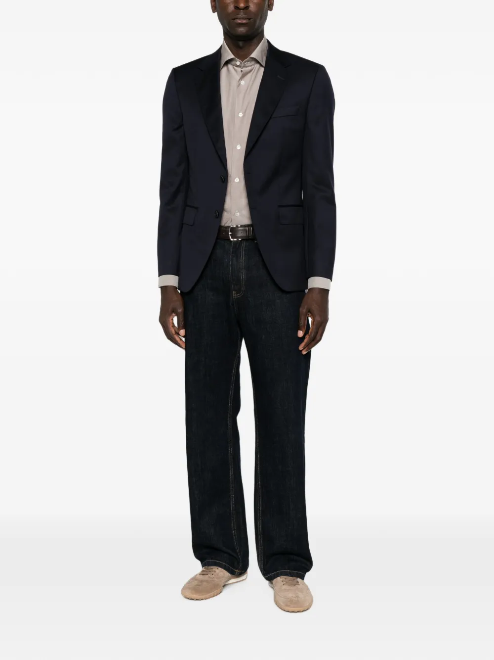Zegna Button-up overhemd Beige