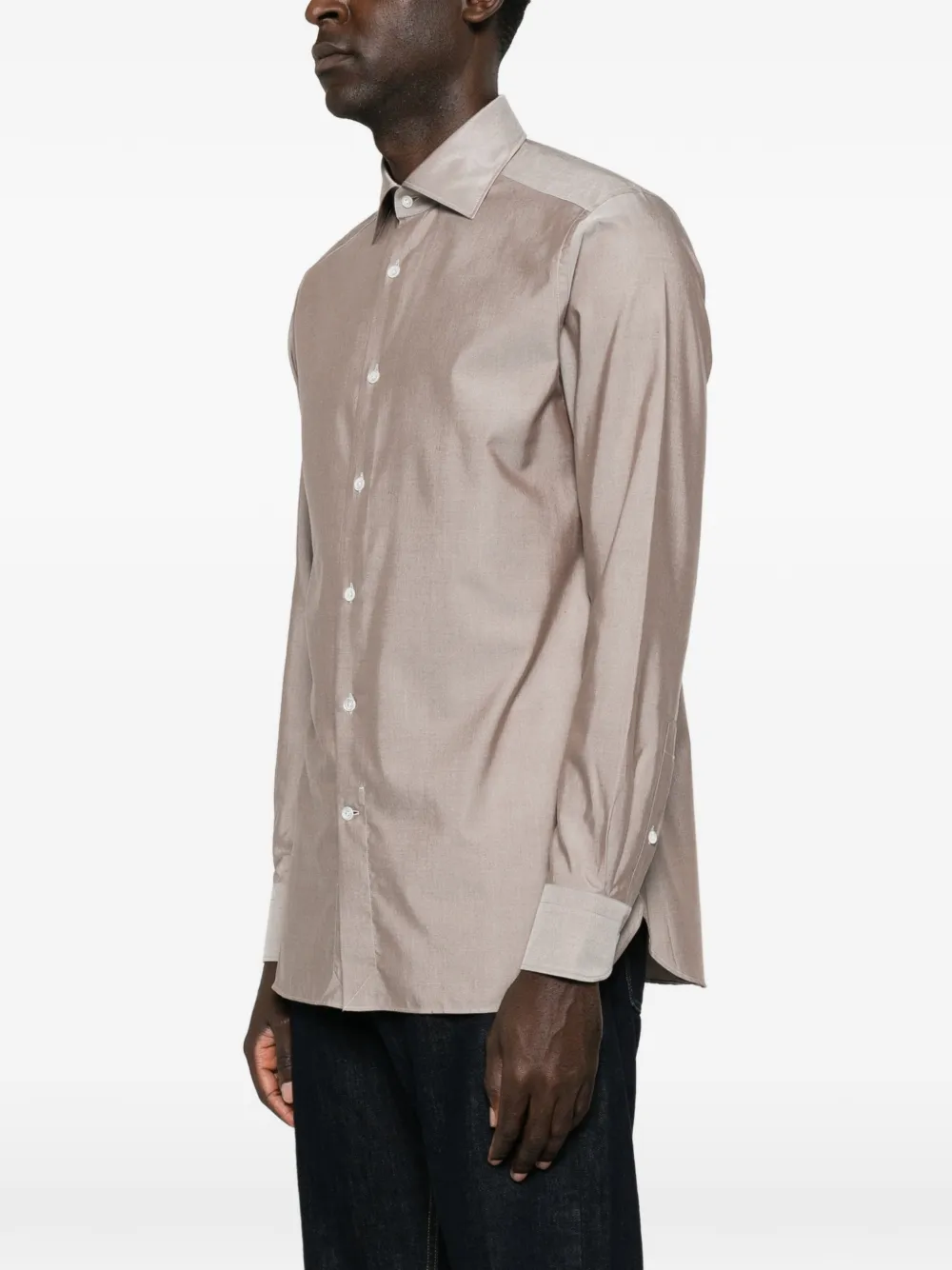 Zegna Button-up overhemd Beige
