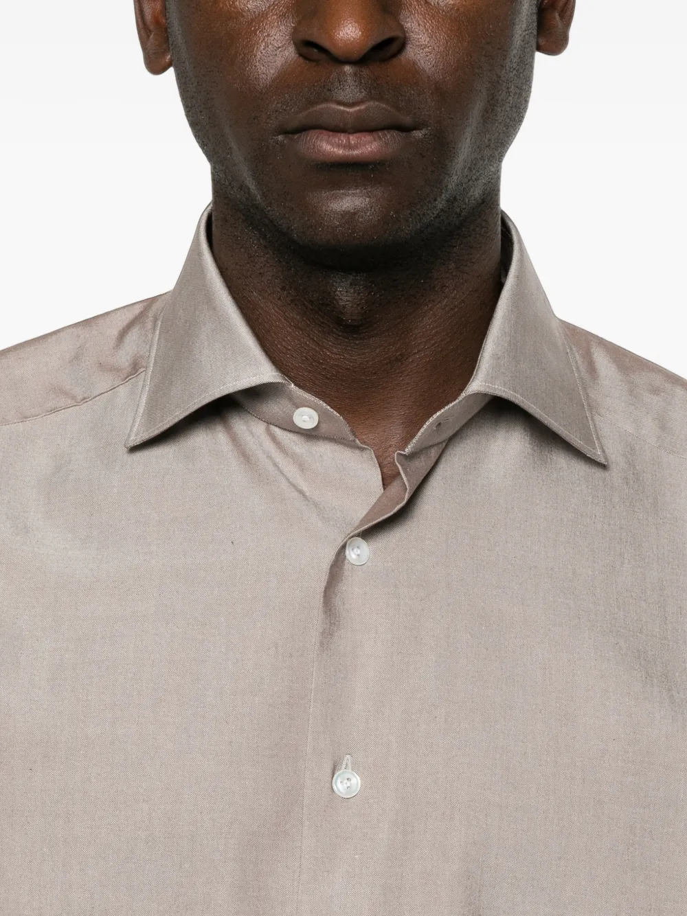 Zegna Button-up overhemd Beige