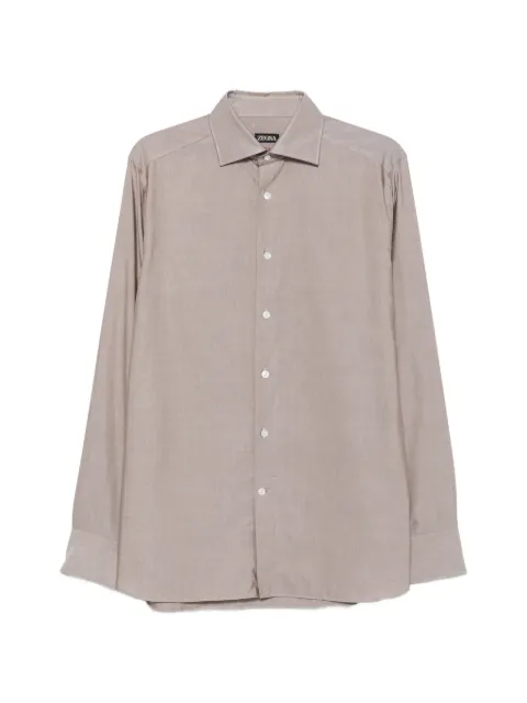 Zegna long-sleeve button-up shirt