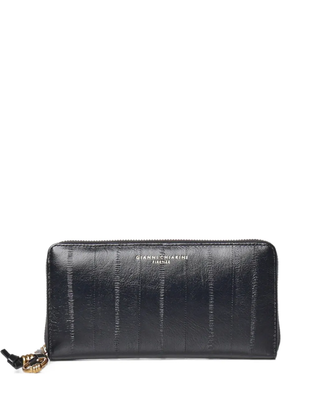 GIANNI CHIARINI logo-detail leather wallet - Schwarz
