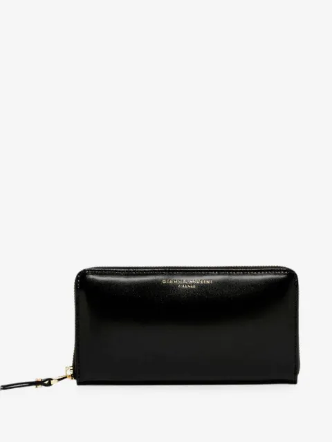 GIANNI CHIARINI logo-print zip-around wallet