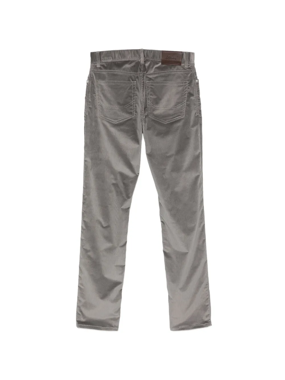 Brioni Meribel ribfluwelen broek Grijs