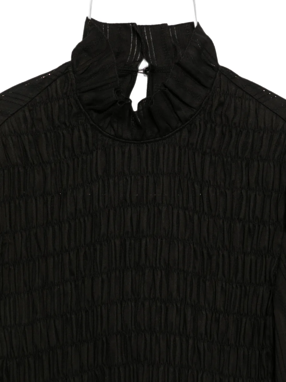 Ann Demeulemeester Gesmockte blouse Zwart