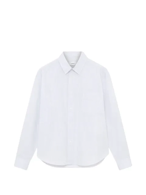 Lardini check-pattern chest-pocket shirt