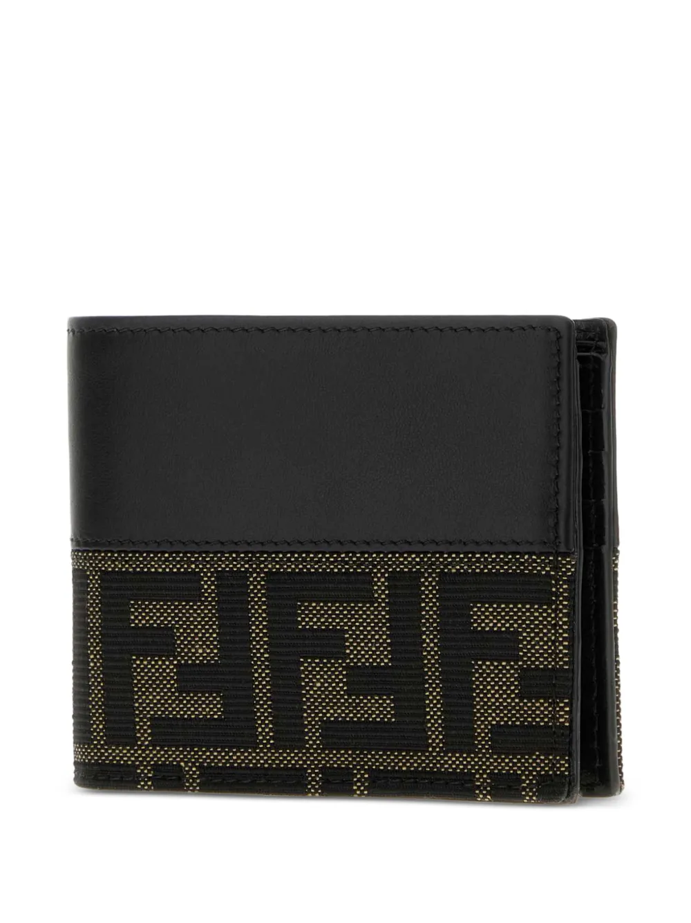 FENDI Portemonnee met FF-jacquard Zwart