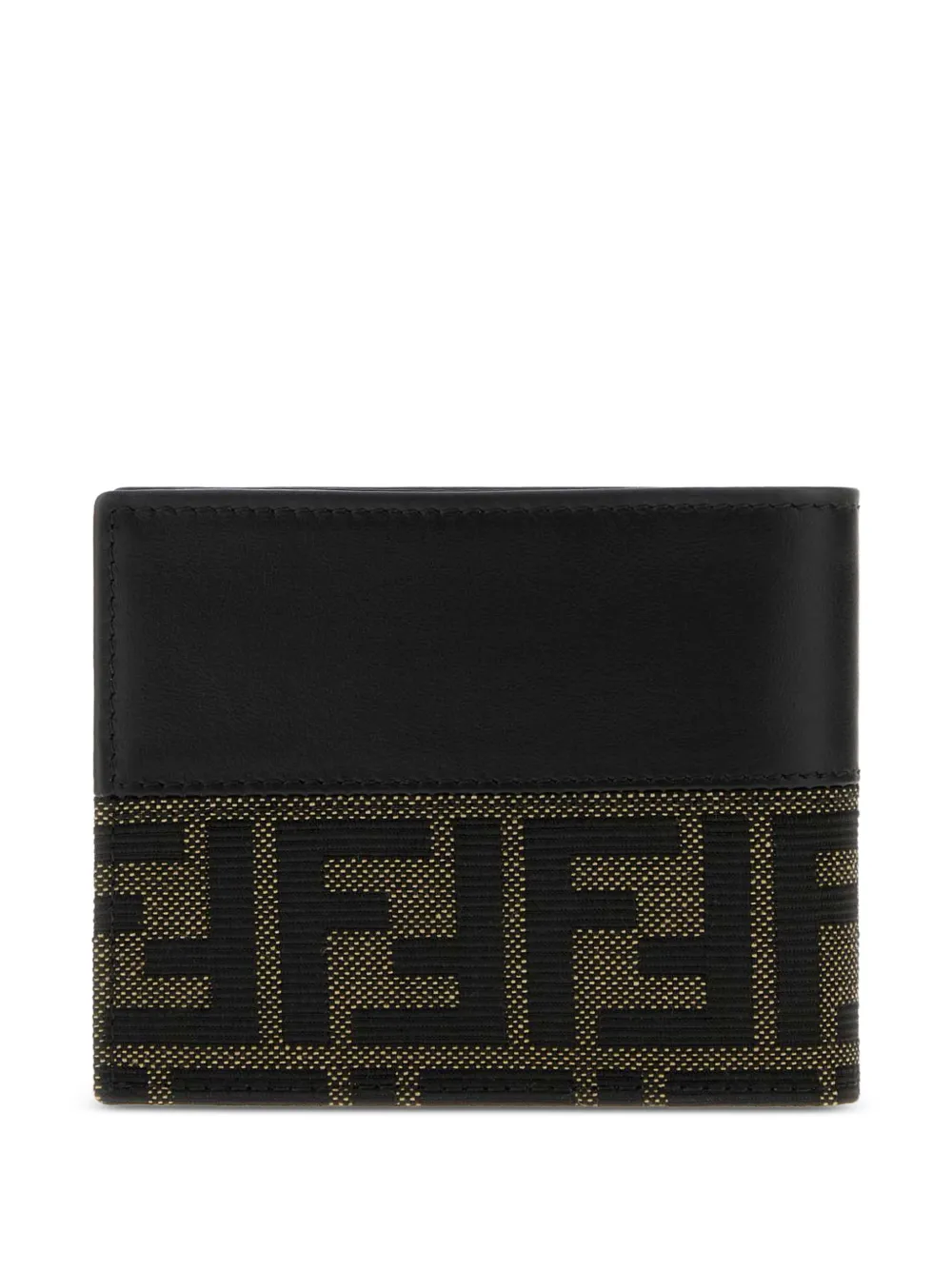 FENDI Portemonnee met FF-jacquard Zwart