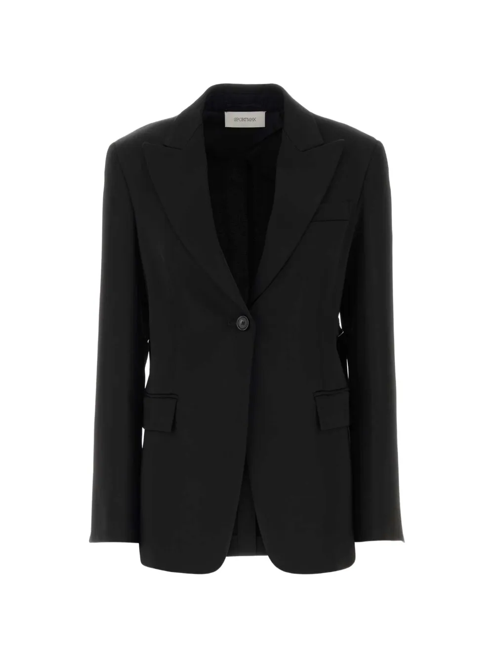 Sportmax Novella peak-lapel blazer - Schwarz