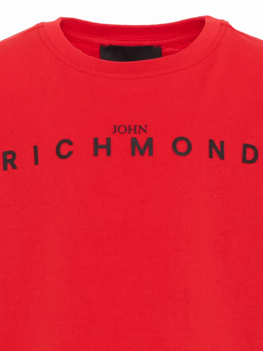 John Richmond Junior T-shirt met lange mouwen en logo-print Rood
