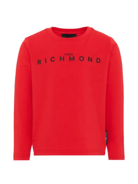 John Richmond Junior logo-print long-sleeve T-shirt