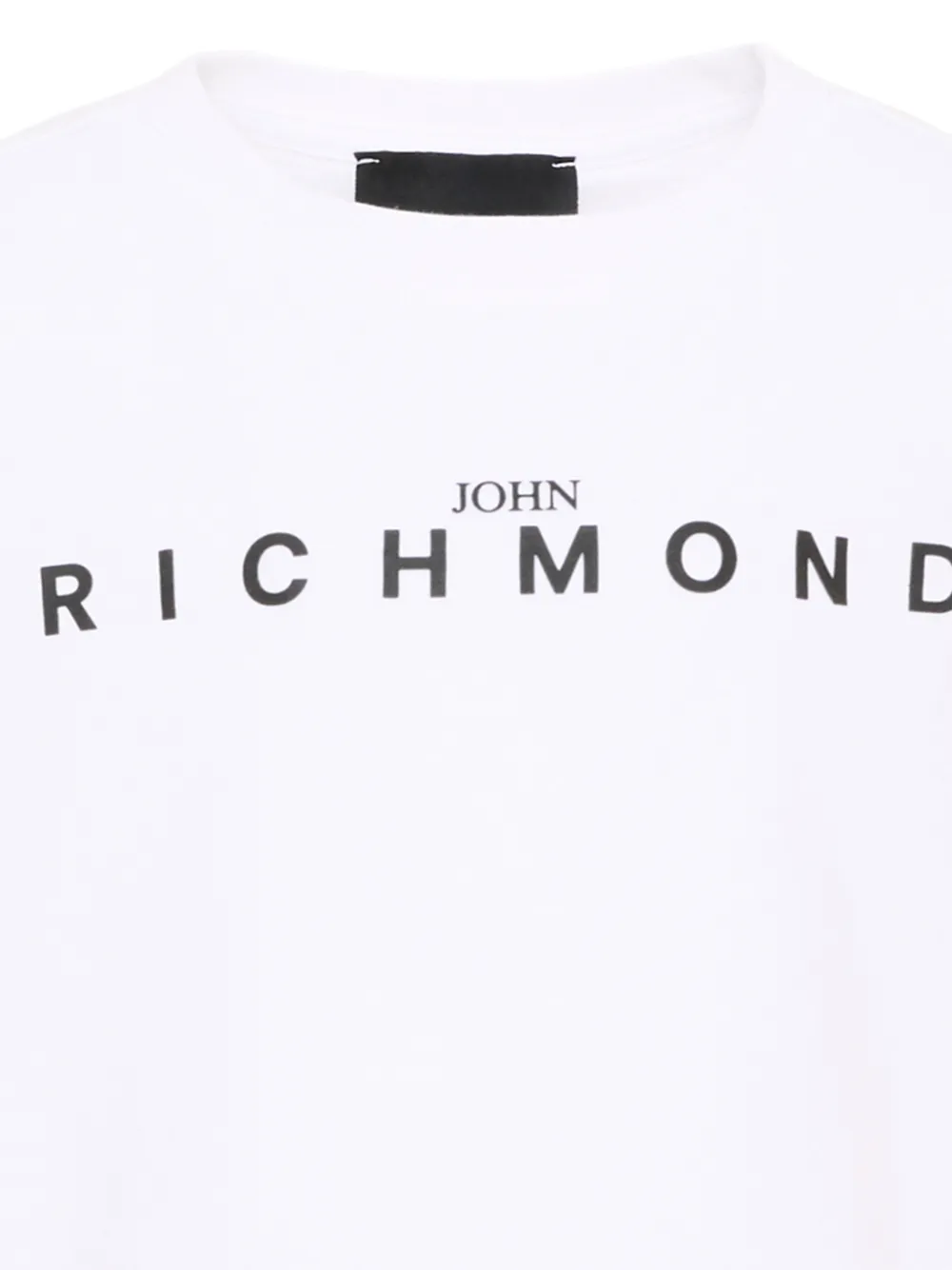 John Richmond Junior T-shirt met lange mouwen en logo-print Wit