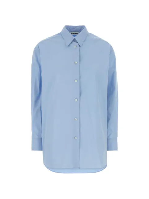 Jil Sander light-blue poplin oversize shirt