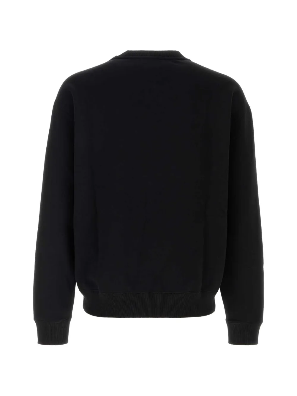 Jil Sander Trui met logo-print en V-inzet Zwart