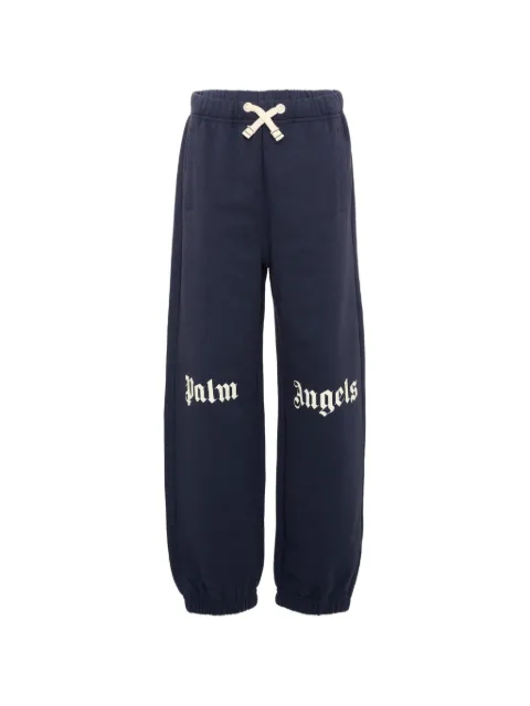 Palm Angels Kids logo-print drawstring-waist track pants