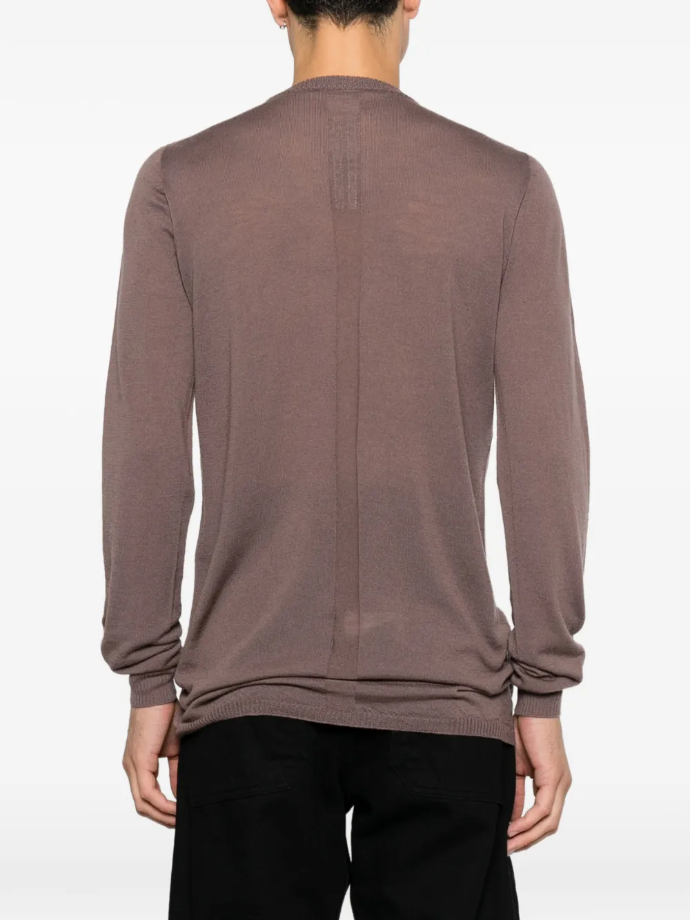 Rick Owens Trui met zichtbare naad Bruin