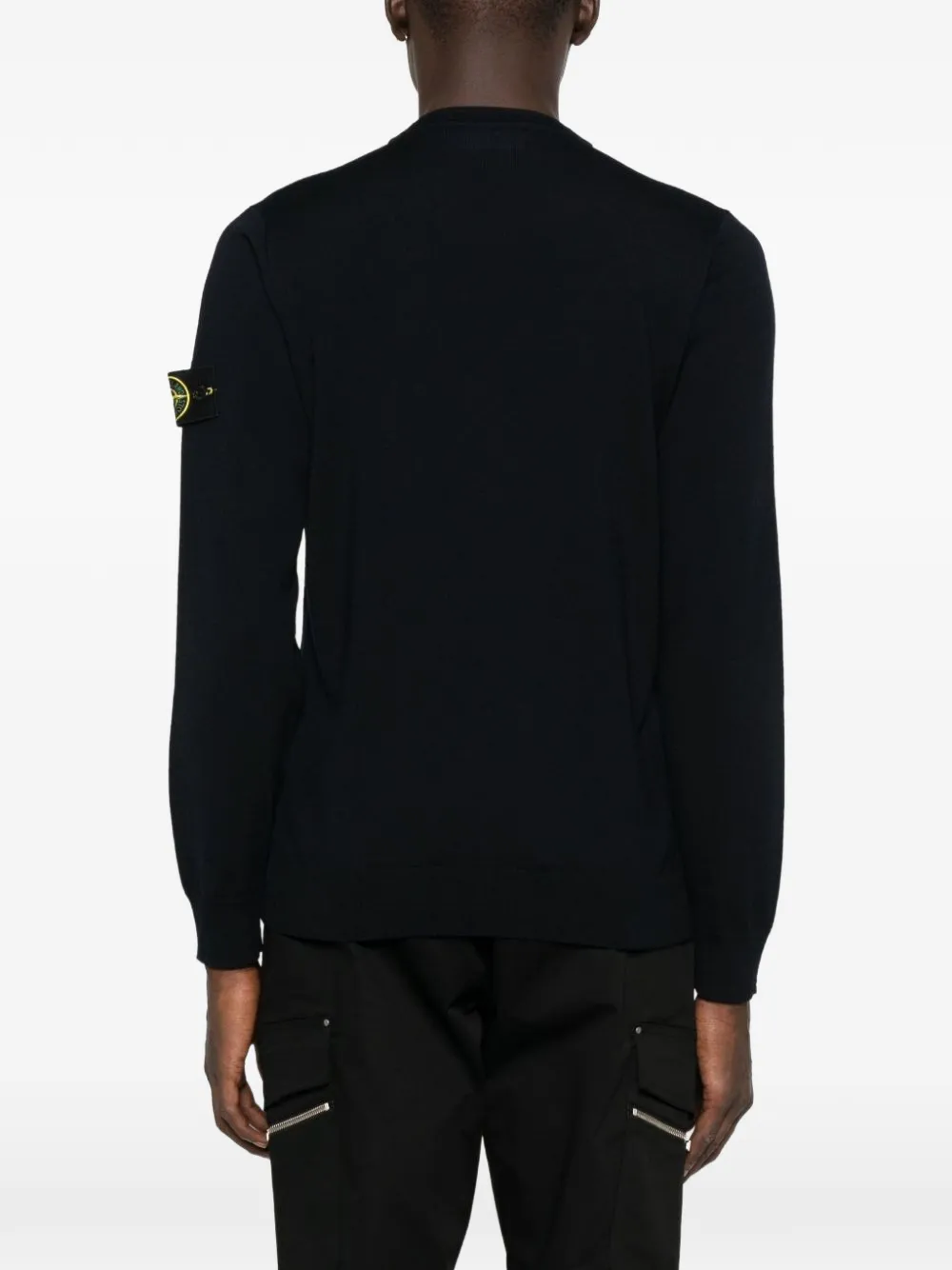 Stone Island 5100071 regular-fit trui met ronde hals Blauw