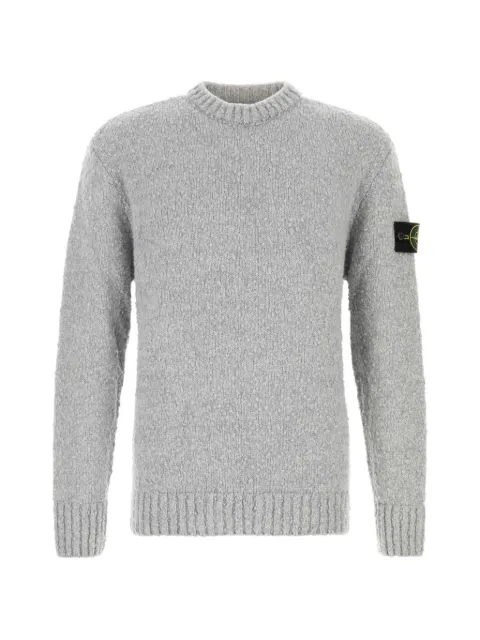 Stone Island pull ample à patch logo en laine