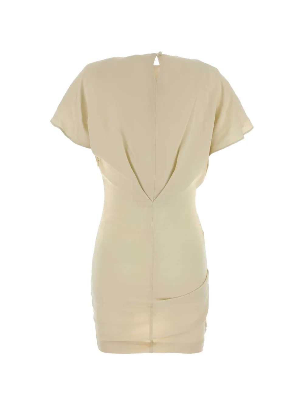 ISABEL MARANT Sakia embroidered crepe mini dress Beige